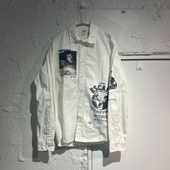 23SS】StandAlone スタンドアローン ダメージ加工ドッキングシャツ 
