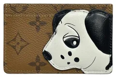 ルイヴィトン カードケース M83691 モノグラムリバース 犬 コラボ ポルト カルト・サーンプル 名刺入れ パスケース モノグラム レディース メンズ ブラウン LOUIS VUITTONのサムネイル