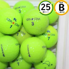 レディース向け キャスコ キラスター 25球 Bランク やさしい打感・扱いやすい ロストボール 送料無料 25個 グリーンカラーのサムネイル