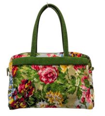 美品✨】フェイラー トートバッグ 肩掛け シュニール織 花柄 A4 
