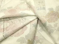 平和屋着物▼中国三大刺繍 スワトウ刺繍 汕頭刺繍 相良刺繍 総刺繍 訪問着 短冊吉祥花文 正絹 逸品 DABG5914feのサムネイル