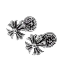 クロムハーツ CHROME HEARTS 【 CUFFLINKS CH 】 CH プラス シルバー カフス ボタン s6160のサムネイル
