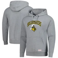 ミッチェルネス メンズ アウター パーカー・スウェット Mens Mitchell Ness Heather Gray Purdue Boilermakers Classic Arch Pulloveのサムネイル