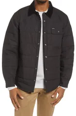 ブリクストン メンズ アウター ジャケット・ブルゾン キルティング Brixton Cass Quilted Jacket BlackBlack ブラックのサムネイル