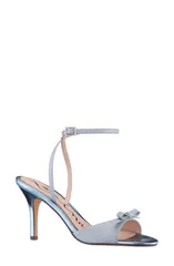ニナ レディース シューズ ヒール サンダル アンクル Nina Vicci Ankle Strap Sandal Icy Blue ブルーのサムネイル