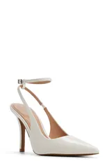 アルド レディース シューズ ヒール アンクル ALDO Nikoletta Pointed Toe Ankle Strapump Other White ホワイトのサムネイル
