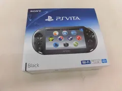  中古品 ゲーム PS Vita 本体 PCH-2000 ブラック 動作品 箱周辺機器付きのサムネイル