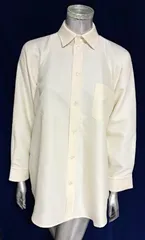 値下げ！早い者勝ちです！定価11.8万円【ほぼ未使用】mylan マイラン Multi Sleeve Shirt 長袖 シャツ ウール シルク 白系 カットアウト 2A48のサムネイル