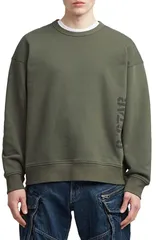 ジースター メンズ アウター パーカー・スウェット クルーネック シャツ コットン GSTAR Sprayed 89 Loose Organicotton Crewneck Sweatshirt Gsのサムネイル