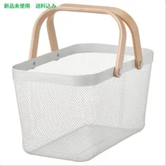 IKEA (イケア) RISATORP リーサトルプ バスケット - ホワイト 27x42x23cm 905.303.97のサムネイル