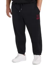 サイコバニー メンズ ボトムス カジュアルパンツ スウェットパンツ トール 刺繍 Psycho Bunny Big Tall Sayer Embroidered Sweatpants Black ブラのサムネイル