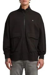 ジースター メンズ アウター パーカー・スウェット シャツ GSTARovic ZipUp Sweatshirt Dark Black ブラックのサムネイル