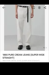 新品)ブランディッド 1860 ピュア ホワイトデニム 30のサムネイル