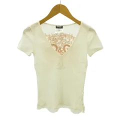 ディー&ジー ドルガバ ドルチェ&ガッバーナ D&G 美品 Ｔシャツ カットソー ロゴ バックプリント Vネック 半袖 XS 白 ホワイト 0617のサムネイル