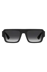モスキーノ メンズ アクセサリー サングラス・アイウェア Moschino 54mm Gradient Flatop Sunglasses Black Dark Grey Sf ブラックのサムネイル
