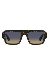 モスキーノ メンズ アクセサリー サングラス・アイウェア Moschino 54mm Gradient Flatop Sunglasses Havana Blue Beige ブルーのサムネイル