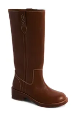 フリーピープル レディース シューズ ブーツ・レインブーツ ヒール Free People Blaze Block Heel Boot Vintage Tan Leather タンのサムネイル