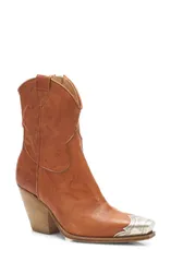 フリーピープル レディース シューズ ブーツ・レインブーツ Free People Brayden Western Bootan Leather タンのサムネイル