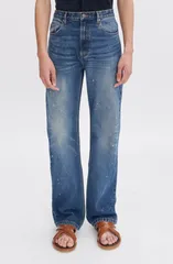 アーペーセー メンズ ボトムス デニムパンツ ストレート ジーンズ APC Relaxed Straight Leg Jeans Ial Washed Indigo インディゴのサムネイル