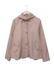 ザラ ベーシック ZARA BASIC ナイロンジャケット ブルゾン フード付 ピンク アウター 上着のサムネイル