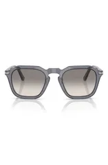 ペルソル レディース アクセサリー サングラス・アイウェア Persol 50mm Square Sunglasses Transparent Ocean Clearのサムネイル