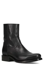 フライ メンズ シューズ ブーツ・レインブーツ レザー Frye Campus Leather Plain Toe Zip Boot Black ブラックのサムネイル