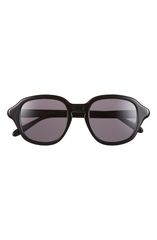 ロエベ レディース アクセサリー サングラス・アイウェア Loewe Slim Round Sunglasseshiny Black Smoke ブラック