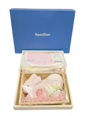 ファミリア familiar ガラガラ 赤ちゃん 玩具 ベービー よだれかけ スタイピンク のサムネイル
