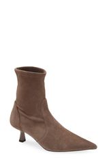 スチュアート ワイツマン レディース シューズ ブーツ・レインブーツ Stuart Weitzman Stuart Supersculpt Pointy Toe Bootie 50 Taupe トープ