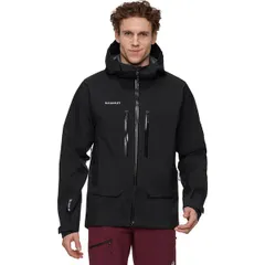 マムート メンズ アウター ジャケット・ブルゾン フーデッドジャケット Mammut Crater Pro Hs Hooded Jacket Mens Black ブラックのサムネイル