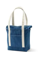 ランズエンド レディース バッグ Lands End Zip Top Long Handle Canvas Tote Bag Denim Blue デニムのサムネイル