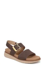 ドクター・ショール レディース シューズ ヒール サンダル Dr Scholls Posie Slingback Sandal Dark Brown ブラウンのサムネイル