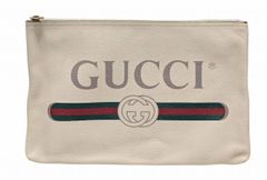 GUCCI クラッチバッグ ホワイト レザー 500984 - メルカリ