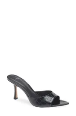 マンゴ レディース シューズ サンダル MANGO Pepyco Slide Sandal Black ブラックのサムネイル