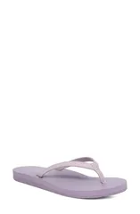 サヌーク レディース シューズ サンダル Sanuk Yoga Joy II Flip Flop Lavender Grey グレーのサムネイル