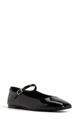 アルド レディース シューズ パンプス ALDO Kristyn Mary Jane Flat Black ブラックのサムネイル
