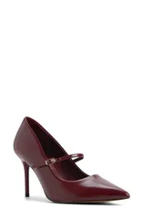 アルド レディース シューズ ヒール ALDO Eledeladar Pointed Toe Mary Jane Pump Burgundy バーガンディのサムネイル