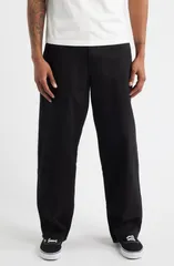 バンズ メンズ ボトムス デニムパンツ ジーンズ Vans Check5 Baggy Jeans Black ブラックのサムネイル