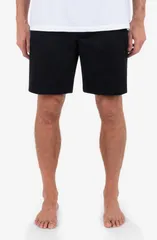 ハーレー メンズ ボトムス ハーフパンツ・ショーツ ショートパンツ Hurley Icon Walk Shorts Black ブラックのサムネイル