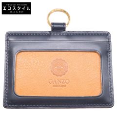 GANZO THIN BRIDLE (シンブライドル)通しマチ 名刺入れ - メルカリ
