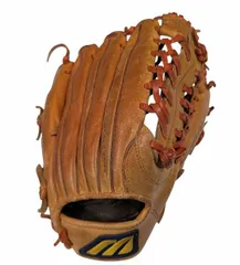 ミズノ グローブ 野球 レザー ブラウン オレンジ系 レザー軟式用  mizuno ワールドウィンGENAP刻印 外野手 右利き用　右投げ用　のサムネイル