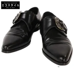 DOLCE&GABBANA　ドルチェアンドガッバーナ　A50375 シルバーバックル シングルモンク ドレスシューズ　6のサムネイル