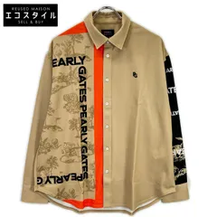 PEARLY GATES　パーリーゲイツ　053-4261005 ブラウン パン屋柄 長袖シャツ　4のサムネイル