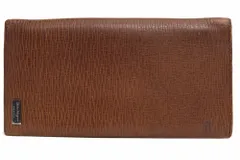 フェラガモ／Salvatore Ferragamo 長財布 財布 ウォレット メンズ 男性 男性用 レザー 革 本革 ブラウン 茶  Y-66 7073 グレイン型押し 小銭入れありのサムネイル