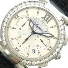 ショパール Chopard インペリアーレ ダイヤベゼル 388549-3003 シルバー/ホワイトシェル SS/革ベルト 自動巻き レディース 腕時計のサムネイル