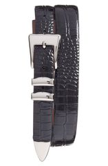 MERTRA Alligator Skin Belt ロゴバックルベルト - メルカリ