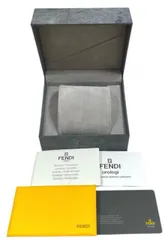 フェンディ FENDI 時計用　時計ケース　空箱 ボックス BOX 空き箱　説明書　時計収納　付属品　カード　のサムネイル