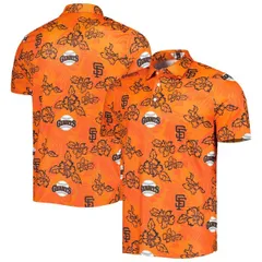 レインスプーナー メンズ トップス ポロシャツ プリント Mens Reyn Spooner Orange San Francisco Giants Cooperstown Collection Puのサムネイル