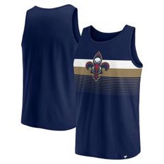 패너틱스 맨즈 탑스 셔츠 Mens Fanatics Branded Navy New Orleans Pelicans Wild Game Tank Top Navy 네이비