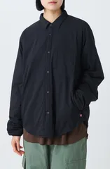 スノーピーク メンズ アウター ジャケット・ブルゾン シャツ Snow Peak Flexible Insulated Waterepellent Shirt Jacket Black ブラックのサムネイル